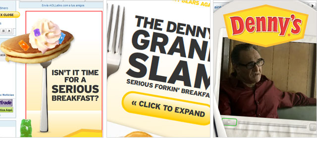 Denny's Floating Ad Concept